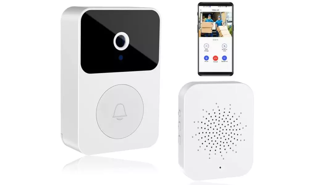 Drahtlose Türklingel mit integrierter Überwachungskamera