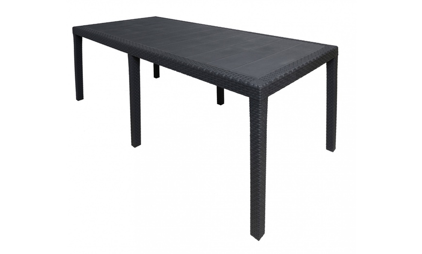 Image 5: Table d'extérieur rectangulaire extensible
