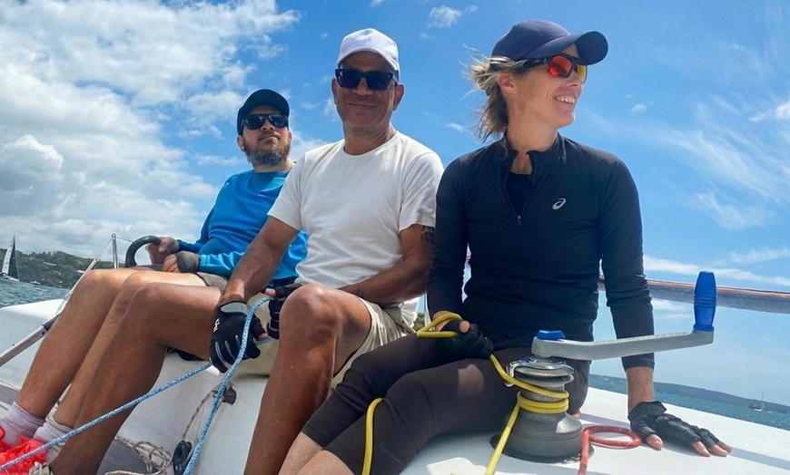 Image 2: 3-Hour Intro to Sailing for 1 or 2 | Small Group Up to 4 or Private