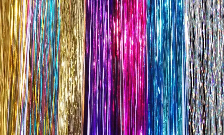 Image 2: One, Two or Three Hair Sparkling Tinsels