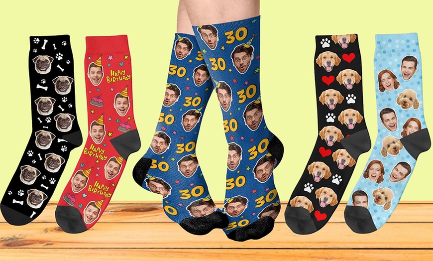 Image 4: Socken & Kniestrümpfe mit Foto