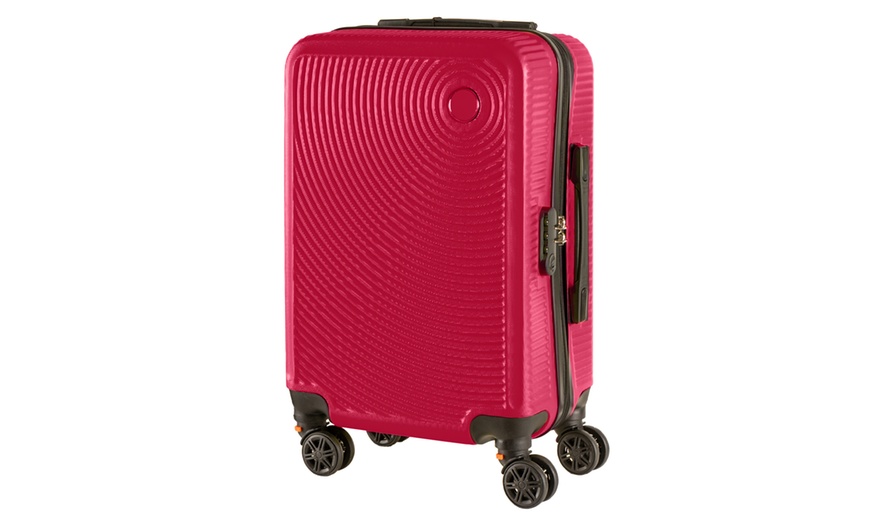 Image 19: ABS handbagage trolleykoffer in 10 kleuren