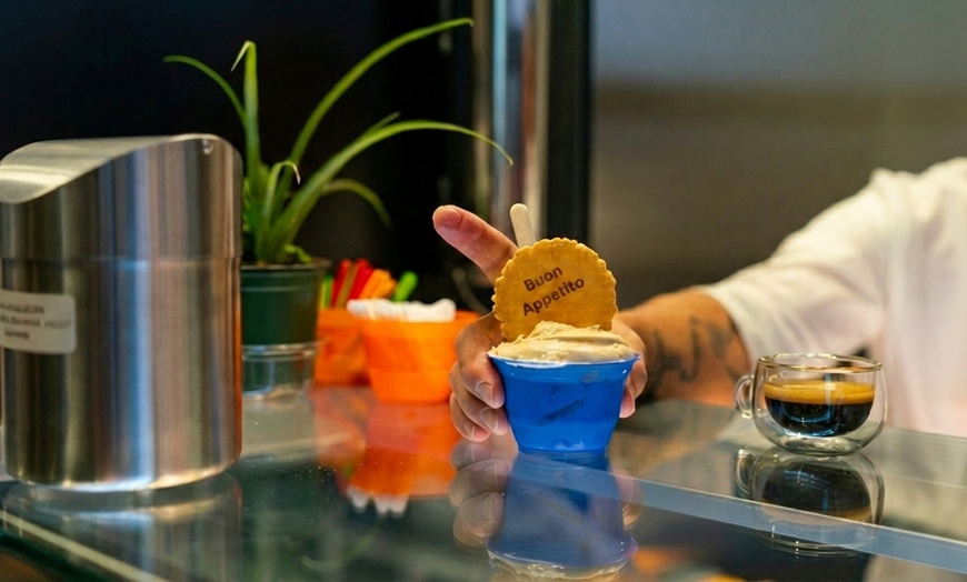 Image 2: Large Gelato & Waffle Cones with Your Choice of 2 Flavors