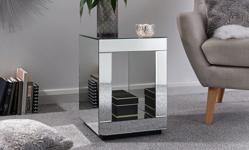 mirrored furniture living room uk