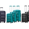 Image 2: KONO Three-Piece PP Hard Shell Suitcases With TSA Lock