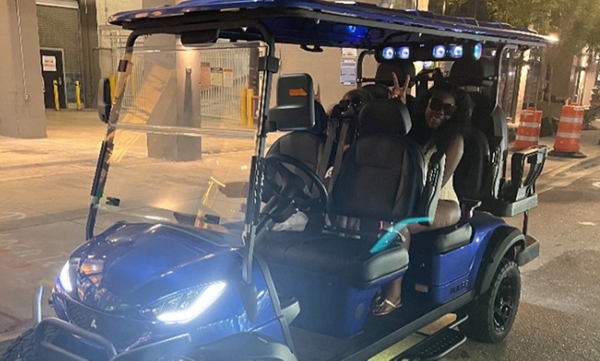 Image 2: Golf Cart Rentals for 4 with Half Day, Full Day or 2-Day Options