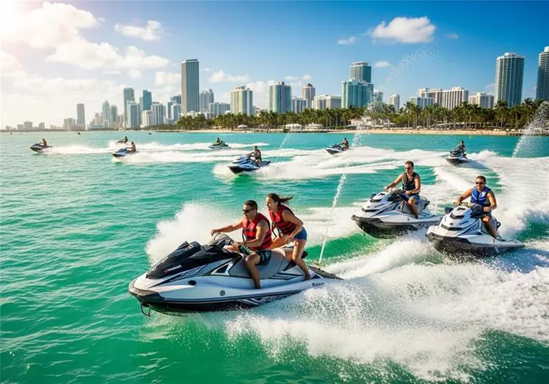 One-Hour Jet Ski Rental for Up to Four grab your crew and get riding!
