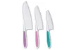 Tovla Jr. 3-Piece Nylon Kitchen Baking Knife Set for Kids in 3 Sizes & Colors - Second Medium