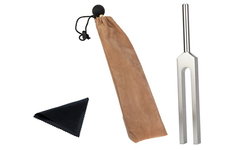 Image 8: 528HZ Tuner Tuning Fork Healing Sound Therapy
