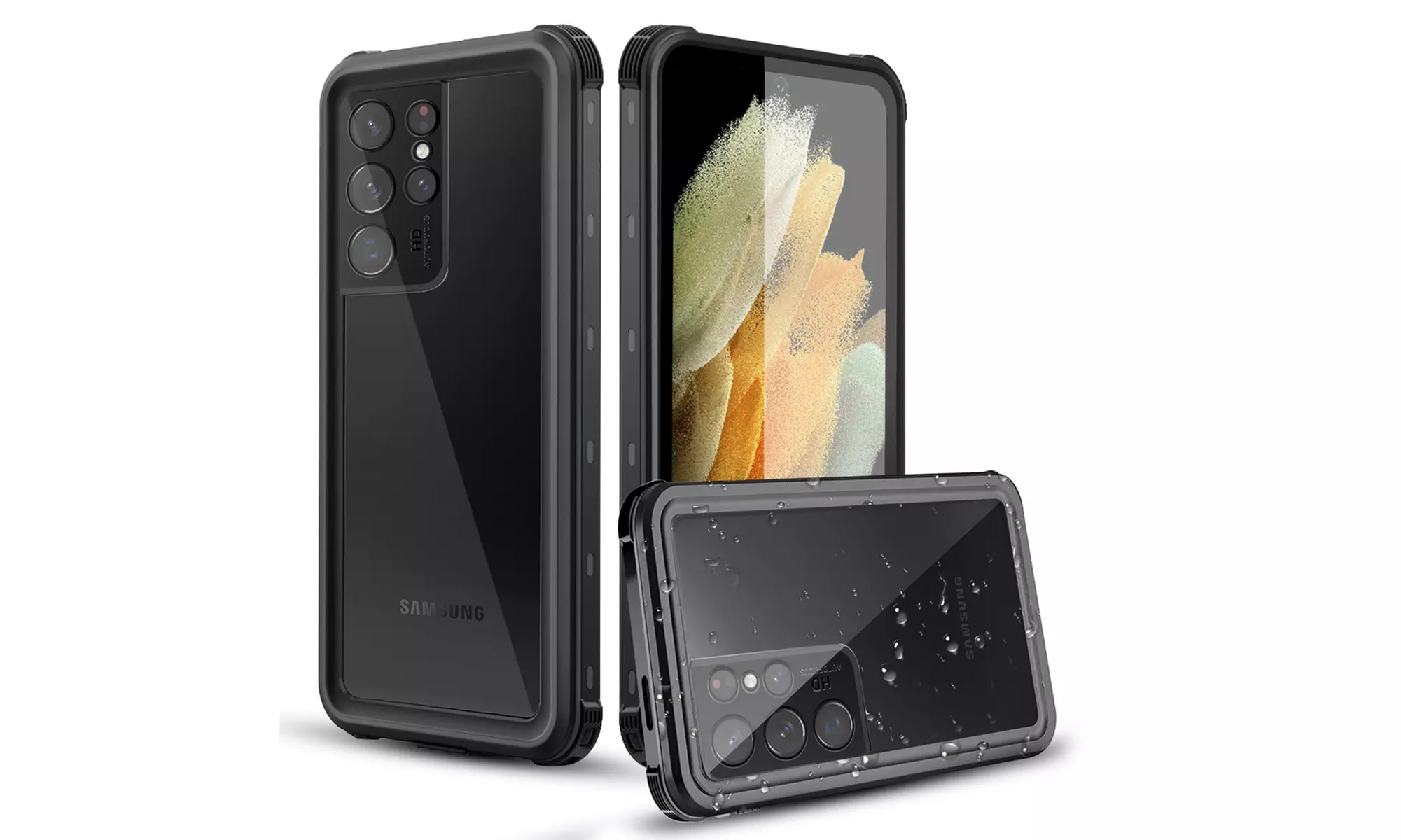 For Samsung Galaxy S21/ S21 Ultra /S21 Plus RedPepper IP68 Waterproof Full Case