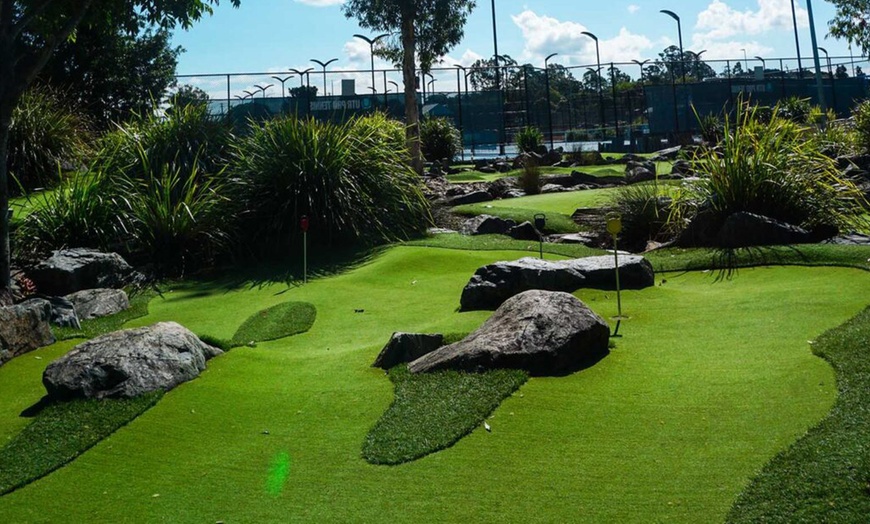 Image 6: Enjoy & Explore 18 Holes of Mini Golf For Child, Adult or Family of 4