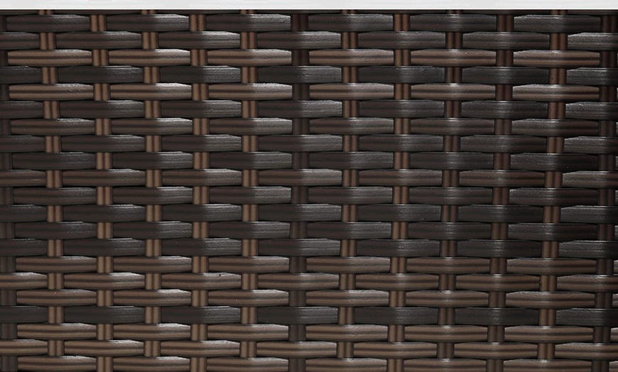 Image 18: Outsunny Rattan Effect Garden Sofa Set