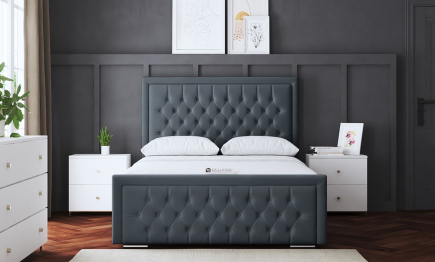 Image 10: DS Living Allegra Upholstered Bed