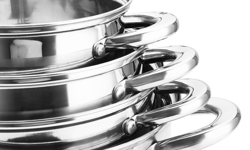 Image 8: 16- of 18-delige pannenset en toebehoren
