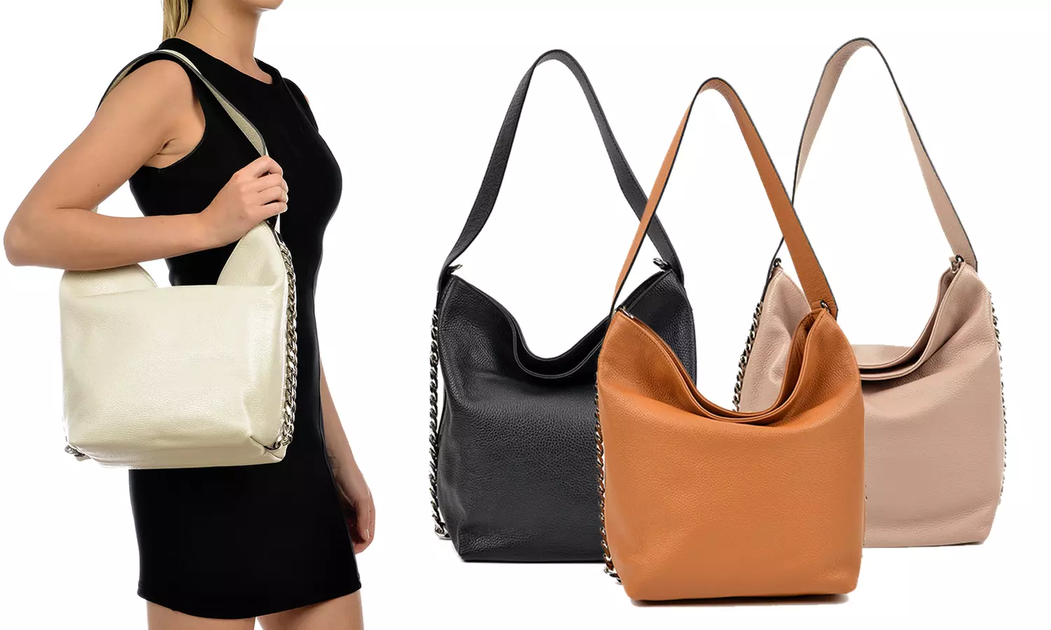 Sac à main 100% cuir de la marque Luisa Vannini - Primary Image