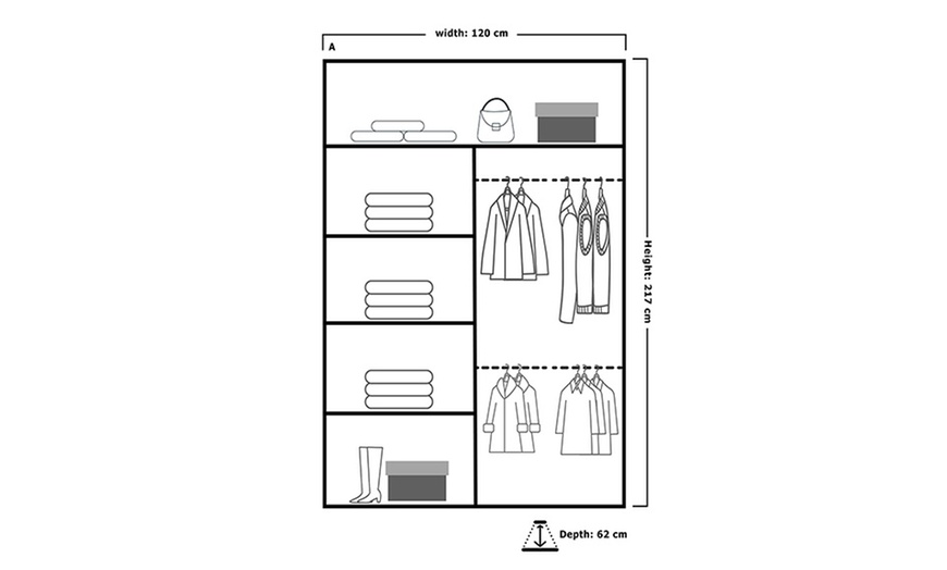 Image 13: Sliding Wardrobes 4u Sliding Doors Wardrobe with Mirror