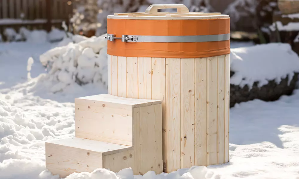 Home Deluxe Holz-Badefass „Arum“