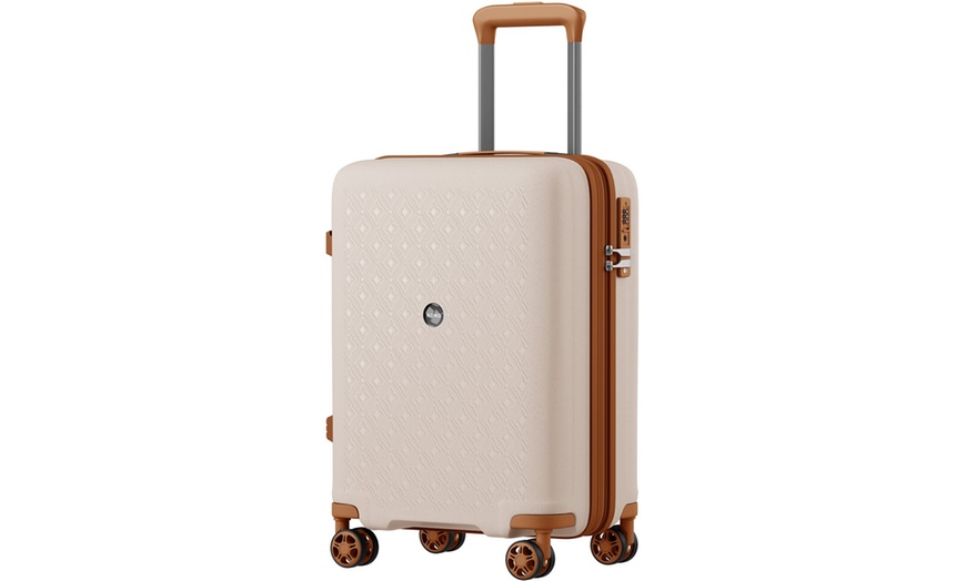 Image 3: 1 / 3x KONO Hartschalen-Reisekoffer mit TSA-Schloss