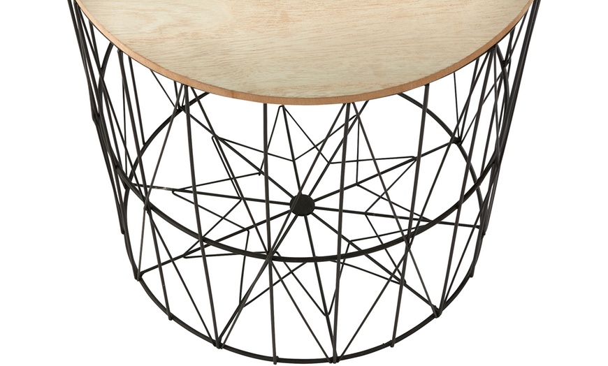 Image 7: Two Geometric Wire Coffee Tables