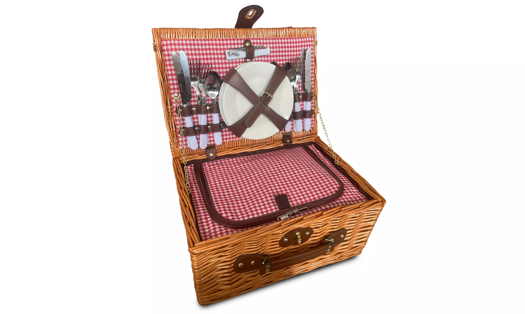 Cesta de picnic completa y elegante