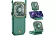 USB Foldable Personal Handheld Fan with Phone Bracket & Power Bank - Second Medium