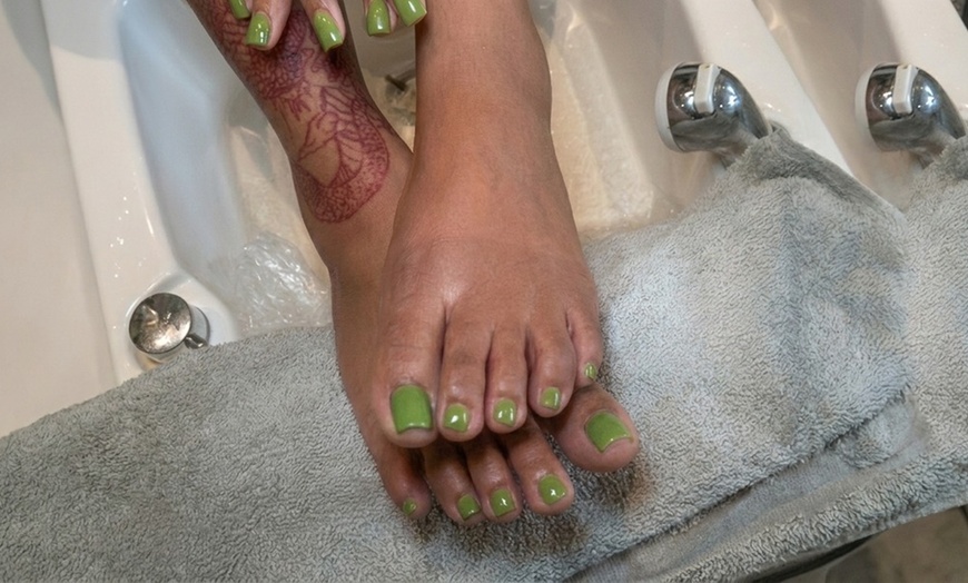 Image 3: Manicure/Pedicure, Long-Lasting Gel, & Trendy Gel-X Nail Extensions