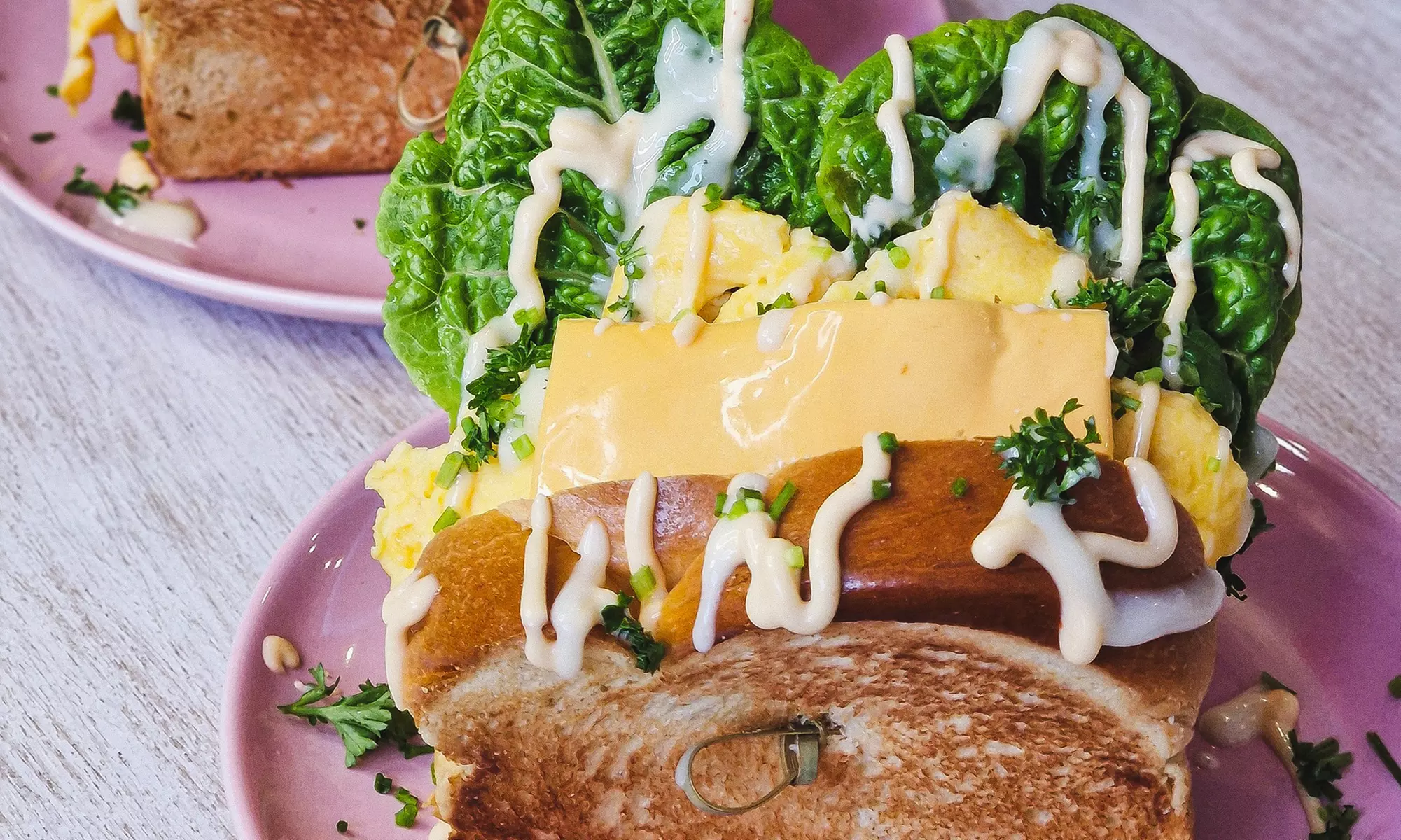 Weekend-Frühstück mit Twist: Korean Egg Drop Sandwiches (vegetarisch) für 2-3 Personen (bis zu 26% sparen) - Second Medium