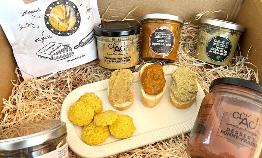 Image 1: Coffret "Gourmand Terroir Français", produits artisanaux locaux