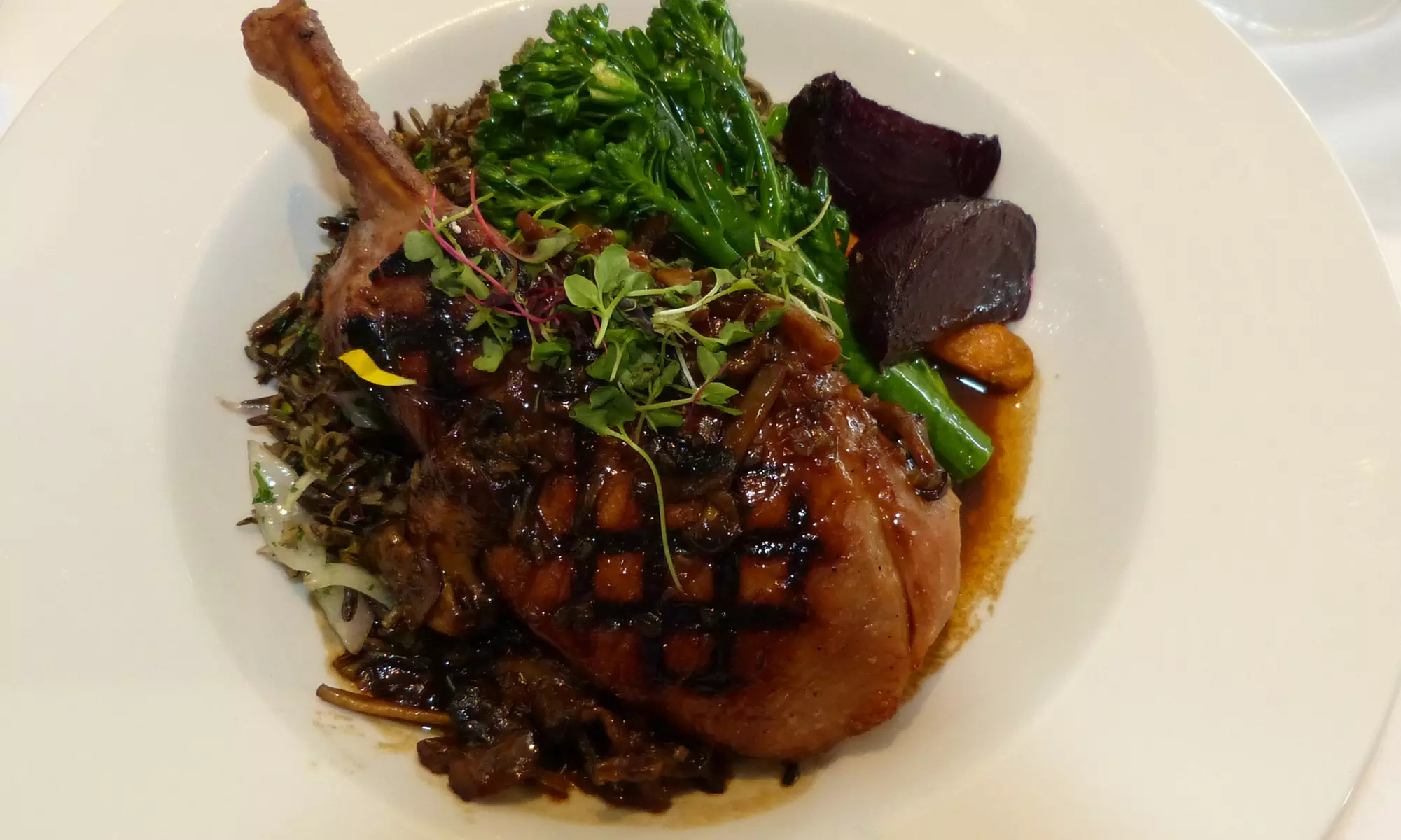 C$74 for a Three-Course West Coast Dinner for Two at The Lobby Restaurant at Pinnacle Hotel (C$115.50 Value) - Primary Image