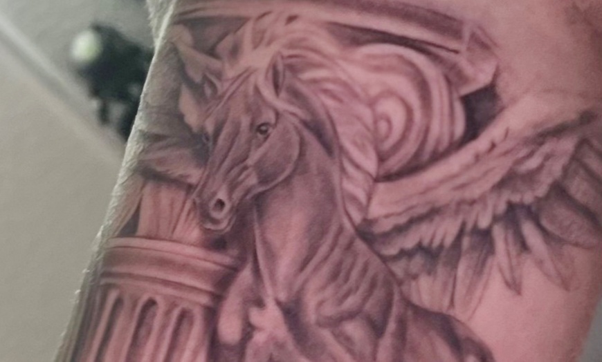 Image 9: Get 1 x 1 or 2 x 2 Inch/ Custom Tattoo Design & Size w/ Consultation