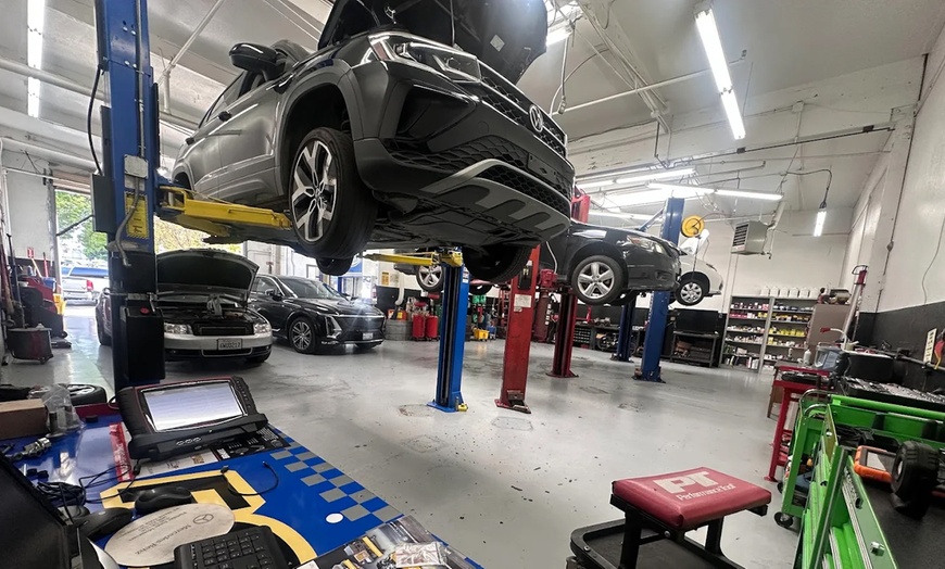 Image 1: Premium Synthetic Oil Change, A/C services with Free Inspections