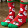 Image 1: Five Pairs of Christmas Socks for Women