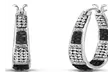 Elegant Crystal Hoop Earrings from Chamonix Jewelry – 6 Color Variants & 3 Finishes Available - Second Medium