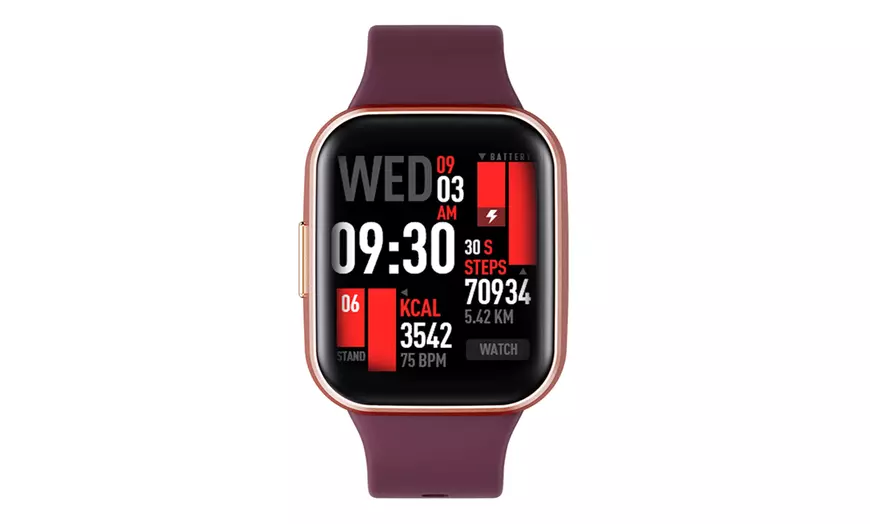 Image 13: Bluetooth 5.0 Smart Watch 1.6" TFT 2.5D Touch Screen BPM Temperature