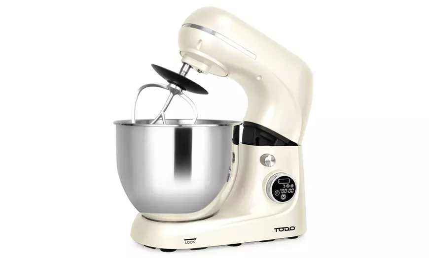 Image 4: TODO 1100W Electric Stand Mixer 5.3L Bowl Heated Fermentation