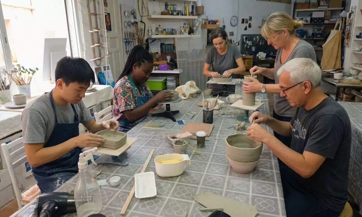 Experiencia creativa de cerámica con modelado manual para 1 o 2