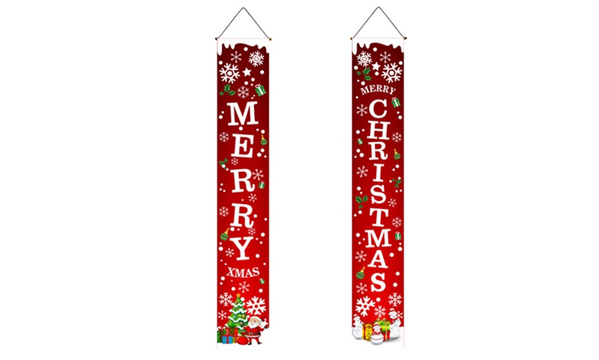 Image 3: New Christmas Door Hanging Banners – Single & Combo Options