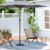 Image 6: Outdoor Large 3M Rotating Parasol with Multiple Base 