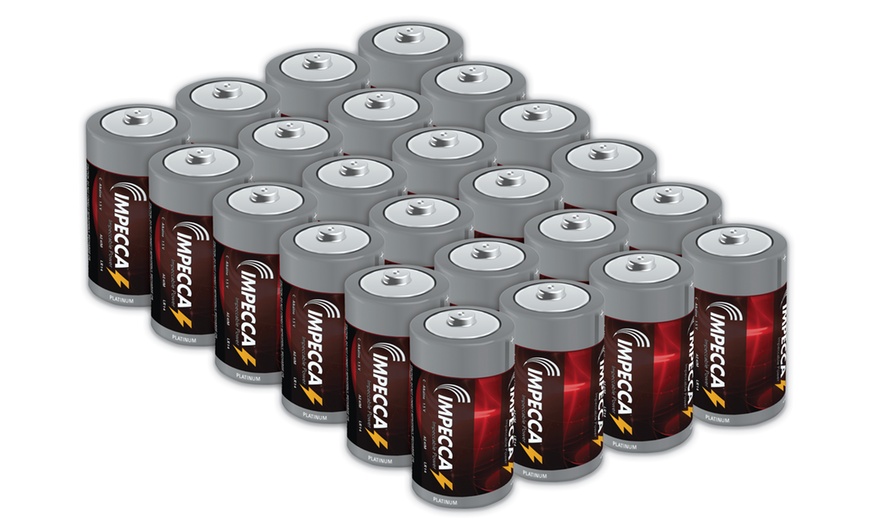 Image 2: 24 Pack High Performance C Batteries Long Lasting Shelf Life and Leak Resistant