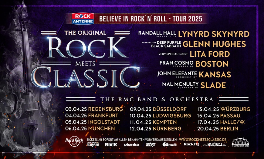 Image 1: Ticket für "Rock meets Classic" im April in Düsseldorf und Berlin