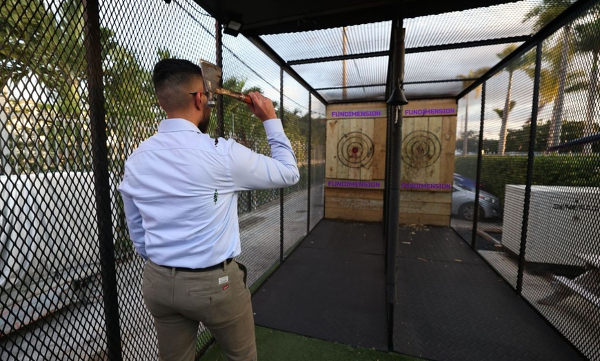 Image 5: Axe Throwing for Two or Four with Two or Four $15 Game Cards