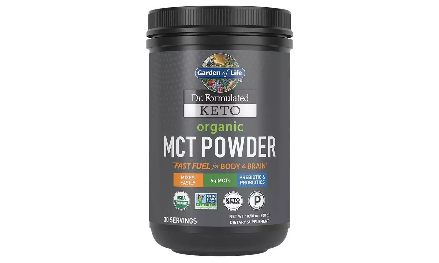 Dr. Formualted Keto Organic MCT Powder (300g) - Primary Image