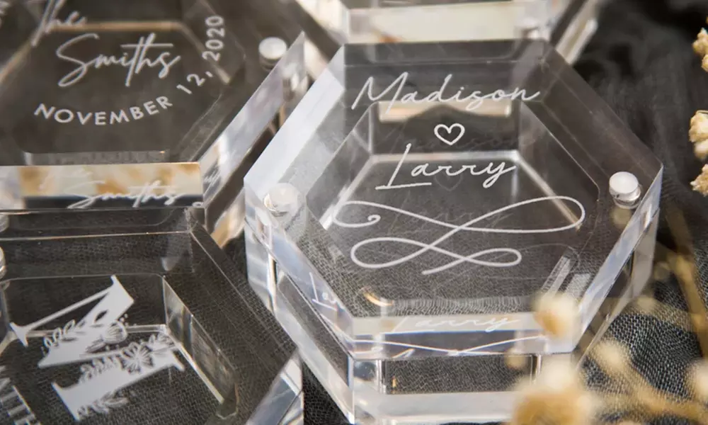 Capture the “Yes, I do!” moment in a Custom Ring Box, just for you!