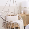 Image 3: Chaise suspendue en macramé avec franges