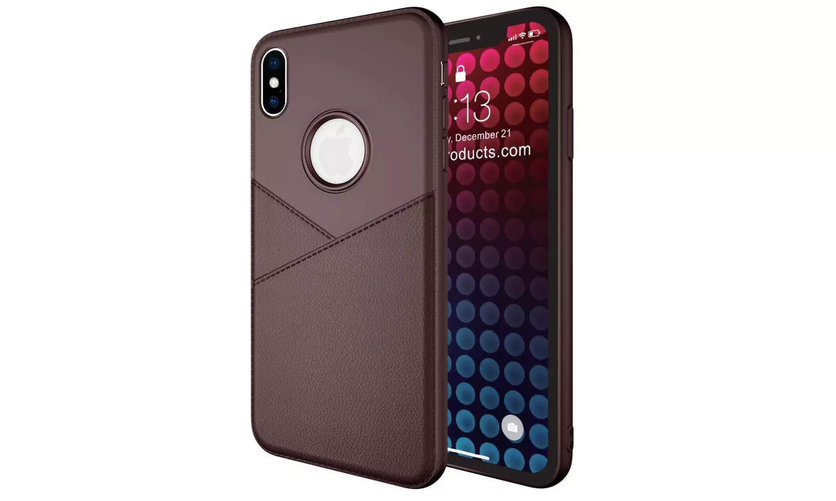 Waloo Silicone Textured Case for iPhone 6/7/8, 6/7/8 Plus, X/XS, XR, & Xs Max