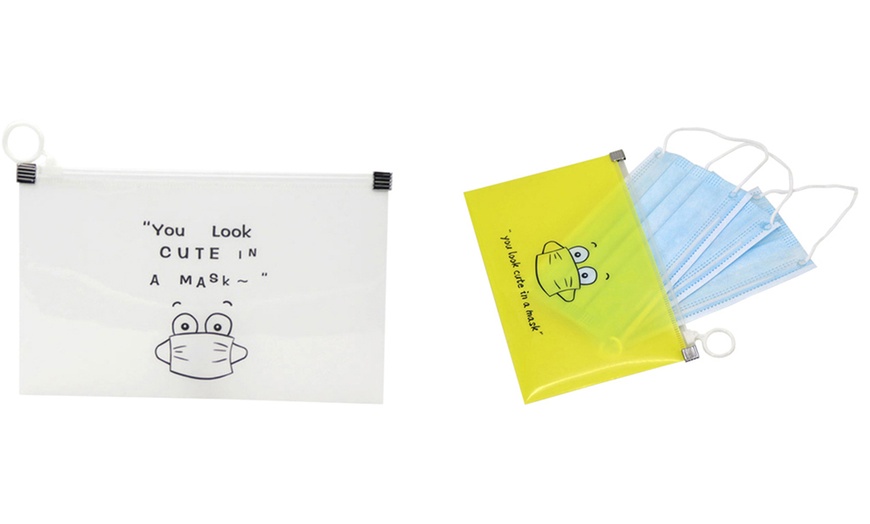 Image 12: Face Mask Storage Bag