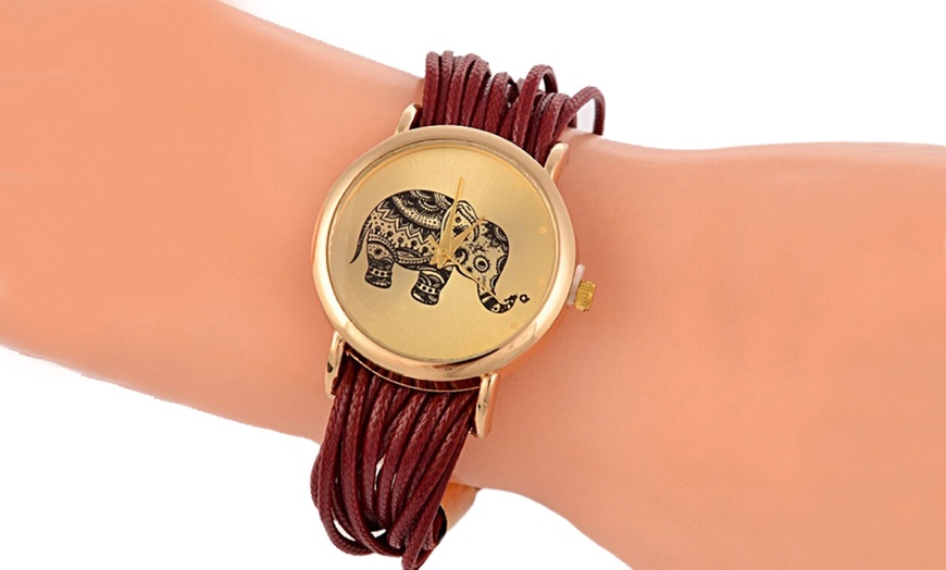 Image 7: Animal Print Watch