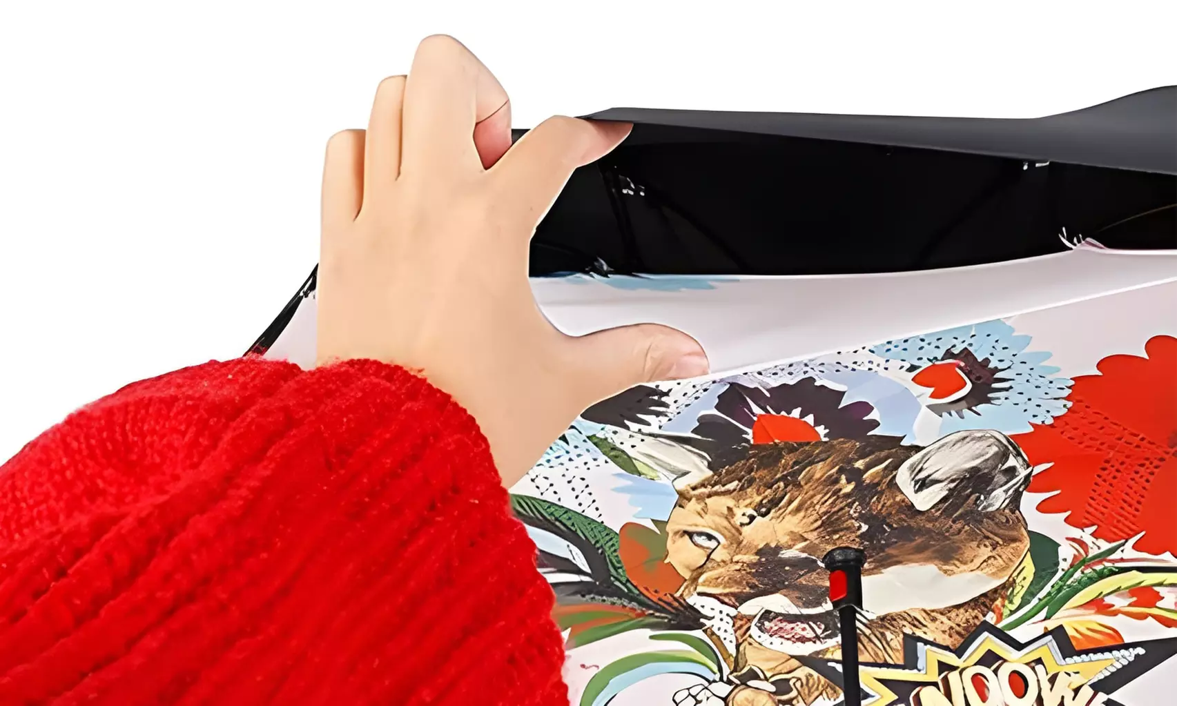 Winddichte, anti-druppel paraplu