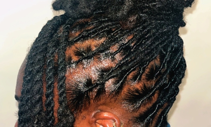 Image 1: Up to 42% Off on Hair Styling at Locs stylist