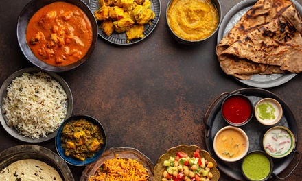 For Two: Three-Course Indian Meal with Rice / Naan - Fusion Spice